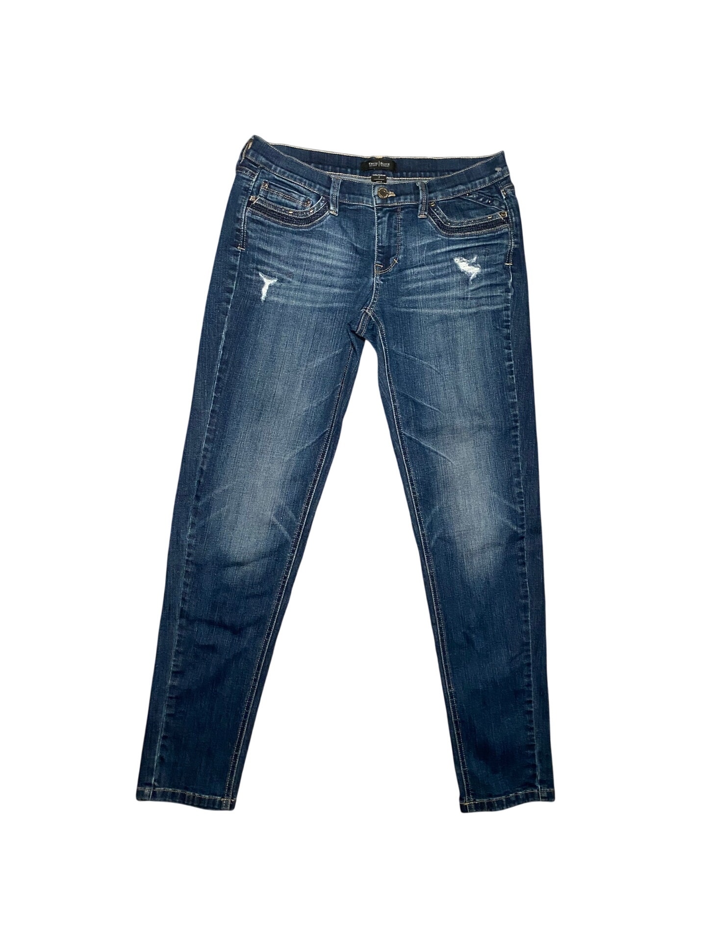 Whbm - Vintage Blue Wash Girlfriend Jeans - Women's Size 2